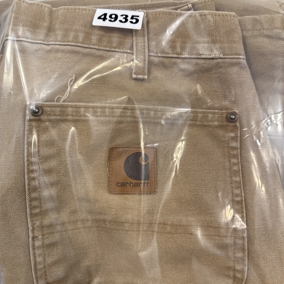 PANTS DOUBLE KNEE Carhartt B01 BRN Work Mens 34/34 Faded NO TAGS - Picture 8 of 8